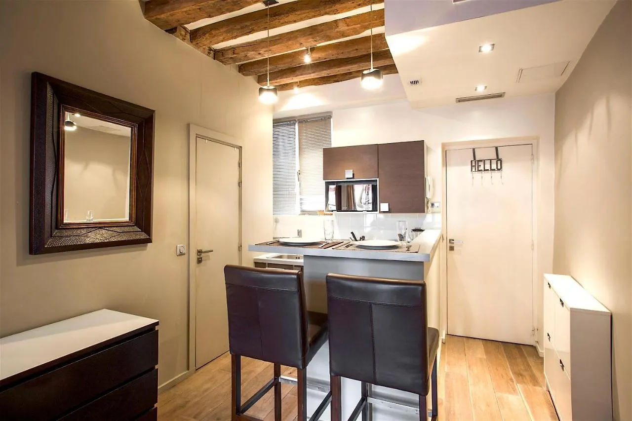 Habitat Parisien - Marais Sicile Lägenhet Paris